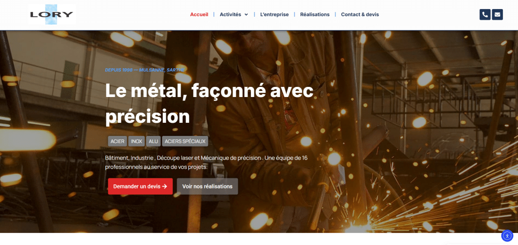 site web lory sas
